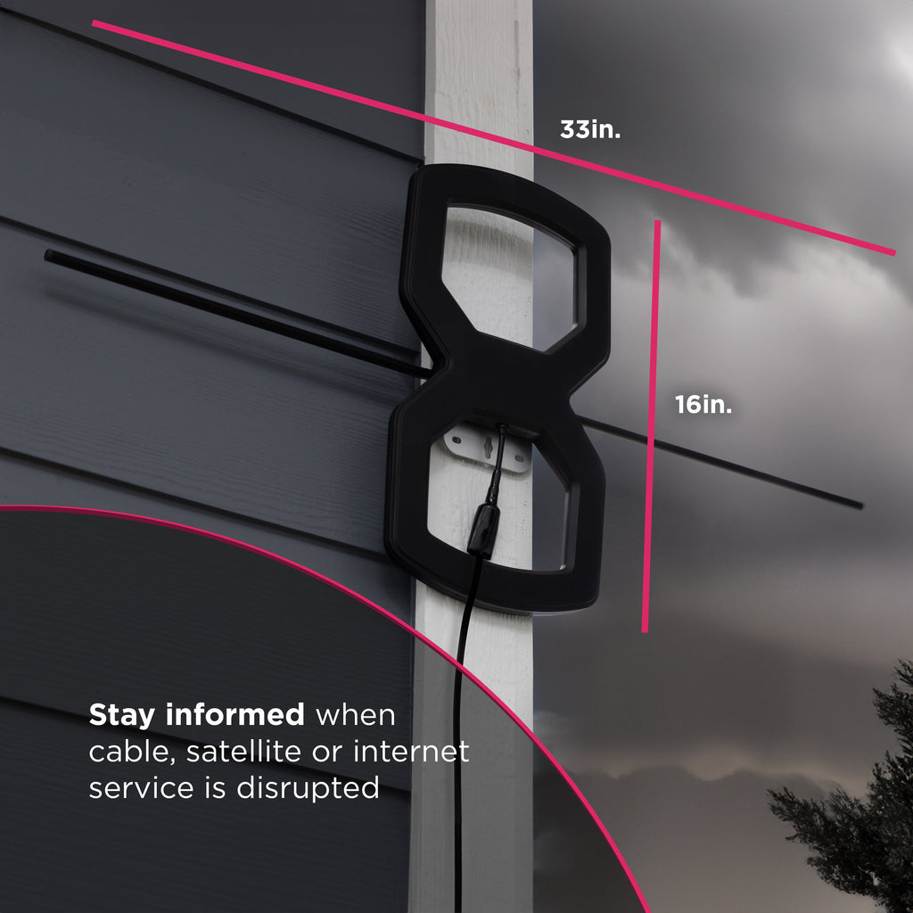 GE-branded UltraPro OptimaMax Outdoor HD Antenna