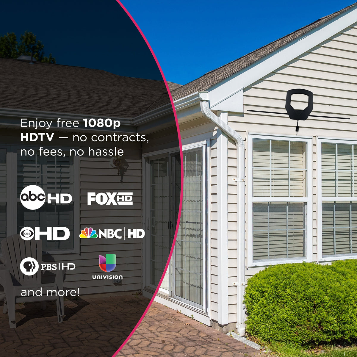 GE-branded UltraPro Optima Outdoor HD Antenna
