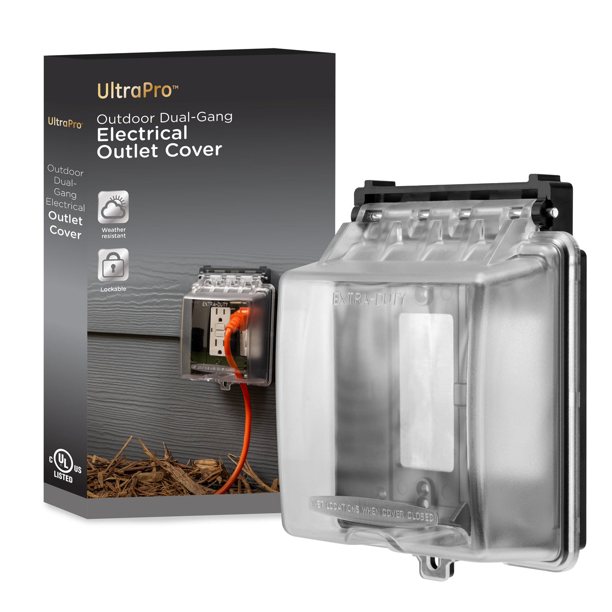 UltraPro 2-Gang Outdoor Electrical Outlet Cover