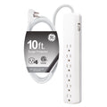 GE-branded 6-Outlet Surge Protector, 1560J, 10ft. White