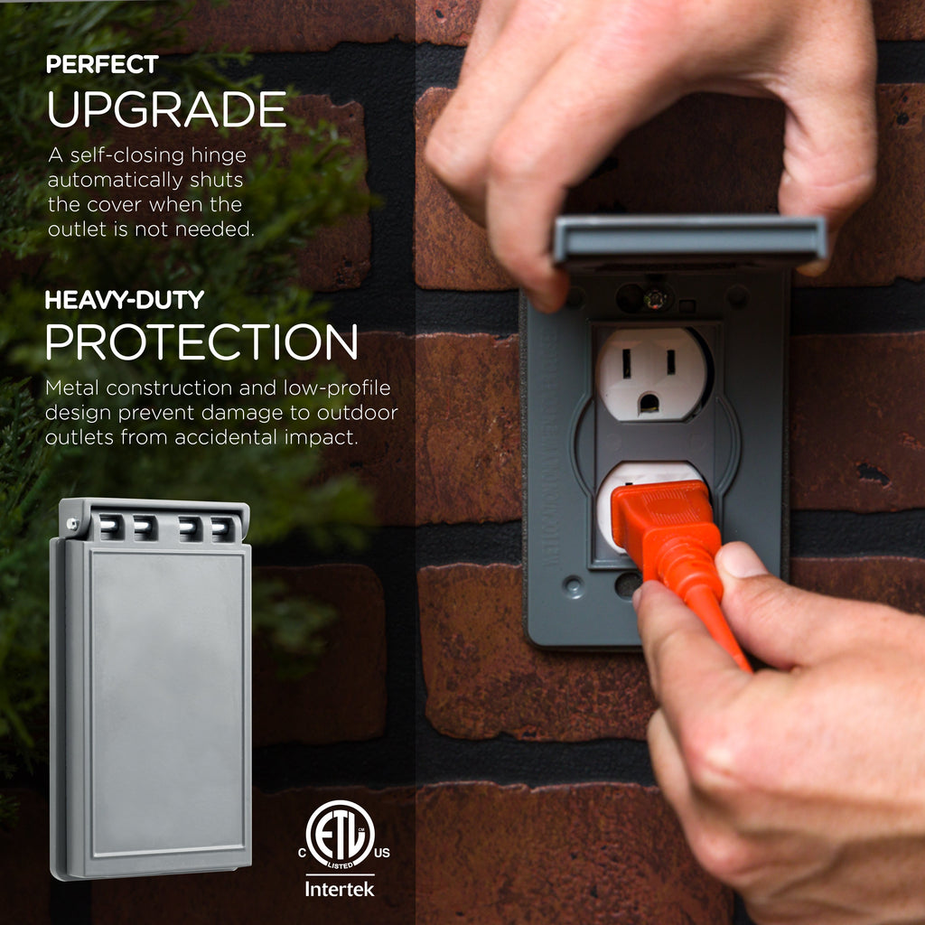 UltraPro Outdoor Metal Electrical Outlet Cover