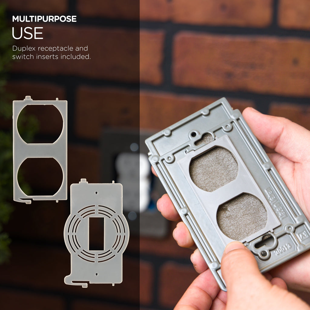 UltraPro Outdoor Metal Electrical Outlet Cover