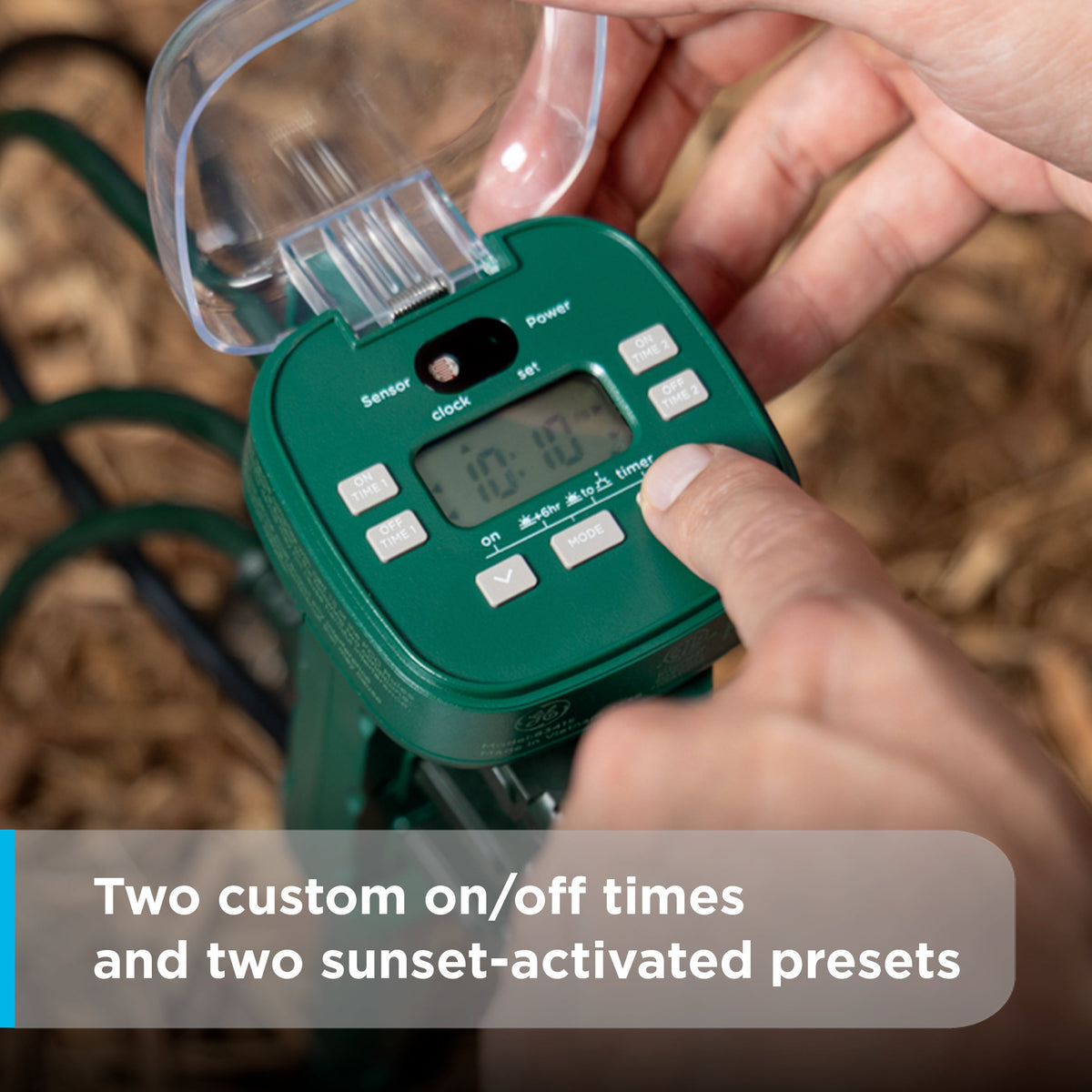 GE 6-Outlet Outdoor Yard Stake Timer