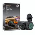 GE-branded Heavy-Duty 3-Outlet Tap w/indicator light, Green