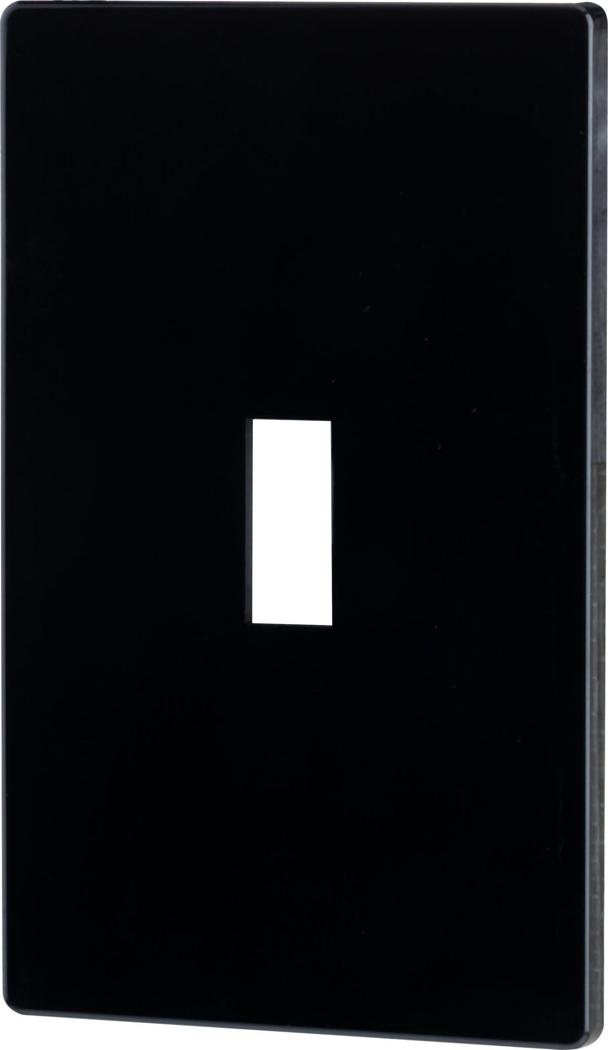 UltraPro Screwless Toggle Switch Wallplate, Black