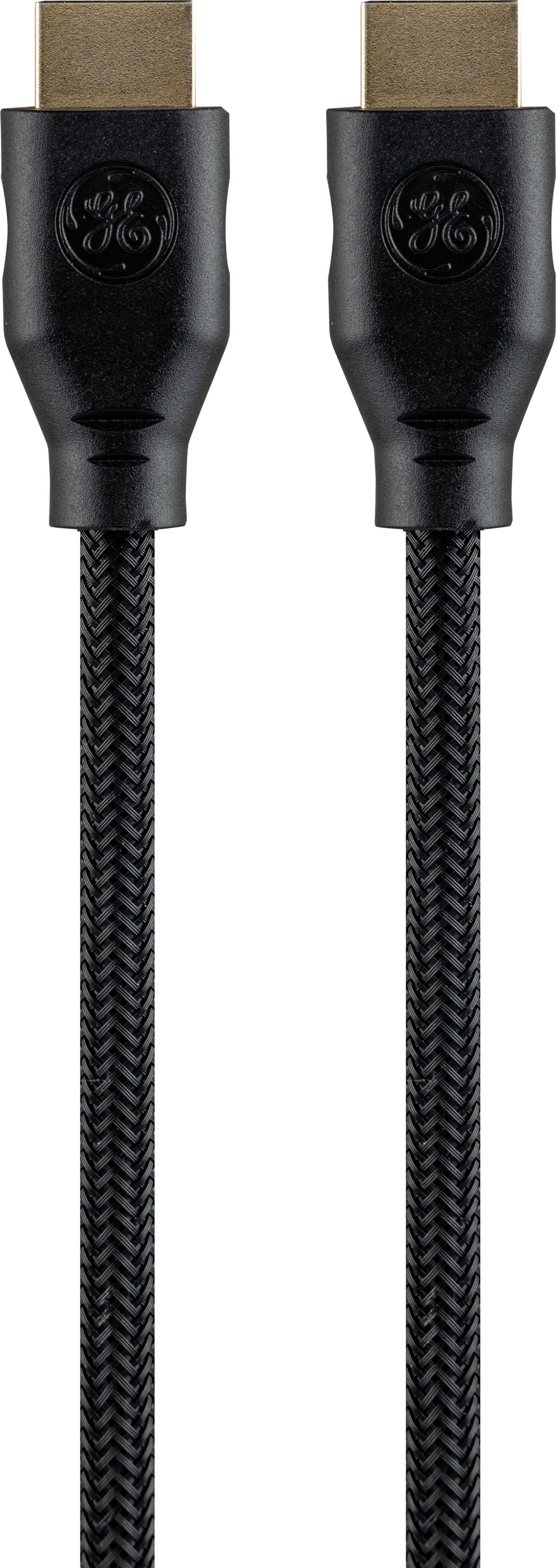 GE-branded UltraPro Premium 8K Ultra High-Speed HDMI 2.1 Cable with Ethernet, 1.5ft., Black