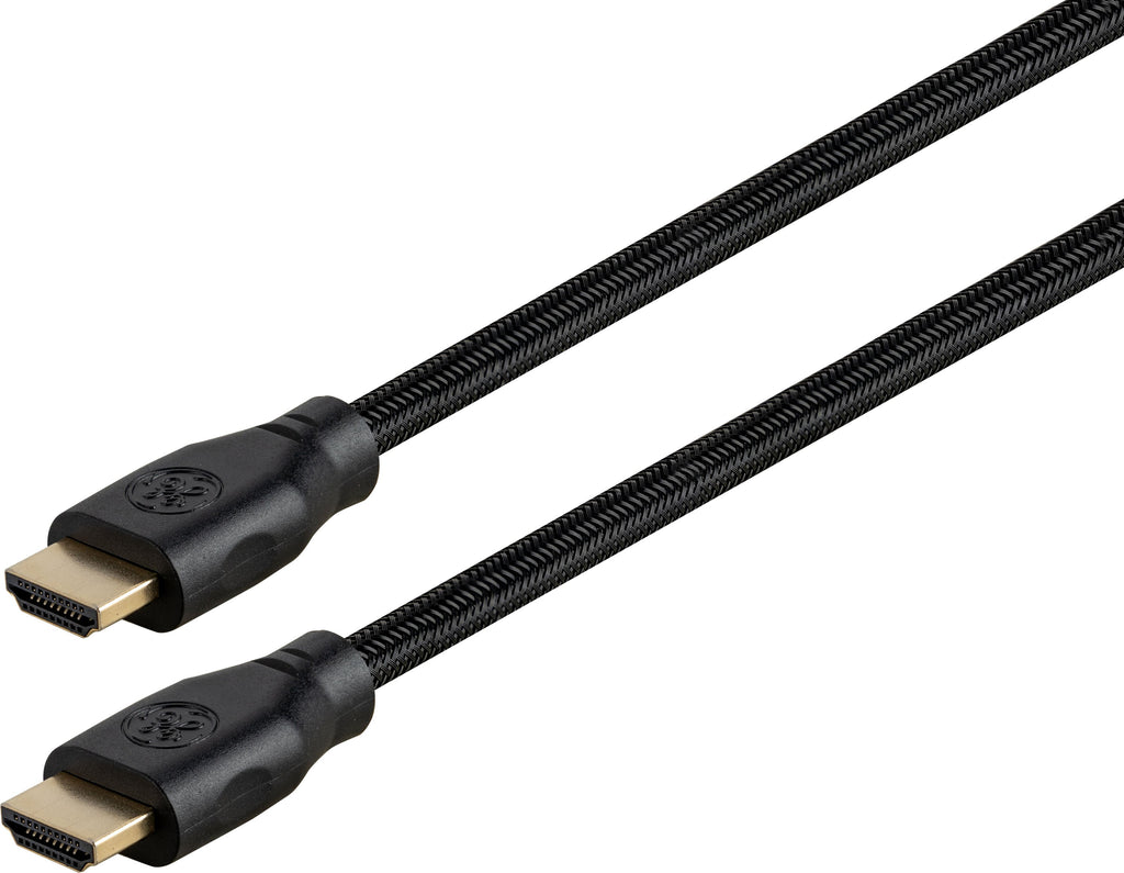 GE-branded UltraPro Premium 8K Ultra High-Speed HDMI 2.1 Cable with Ethernet, 1.5ft., Black