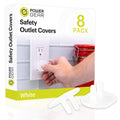 Power Gear Safety Outlet Covers, 30 Pack, White