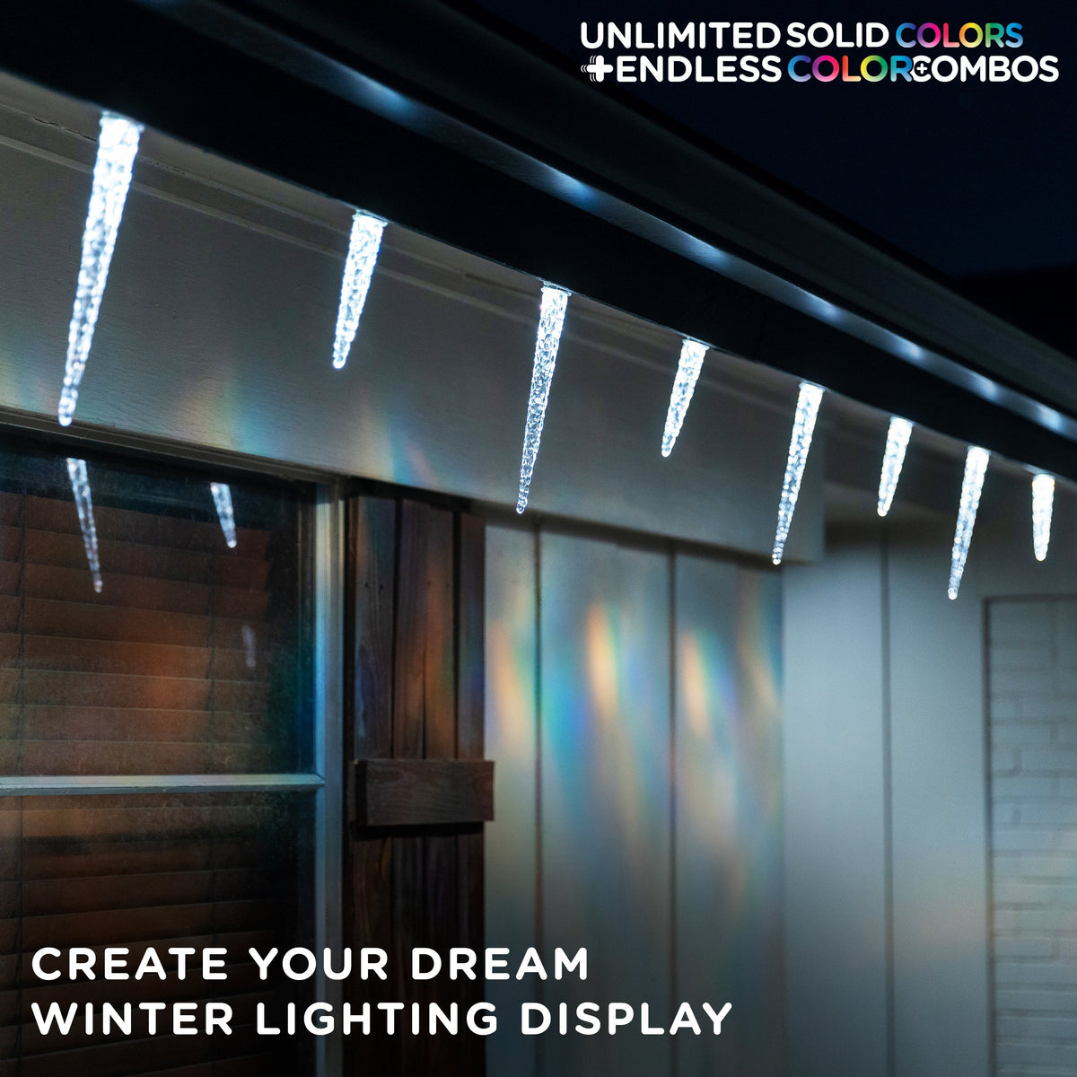 Enbrighten VIBE Eternity Eave Lights Icicle Accessories, 12 Pack