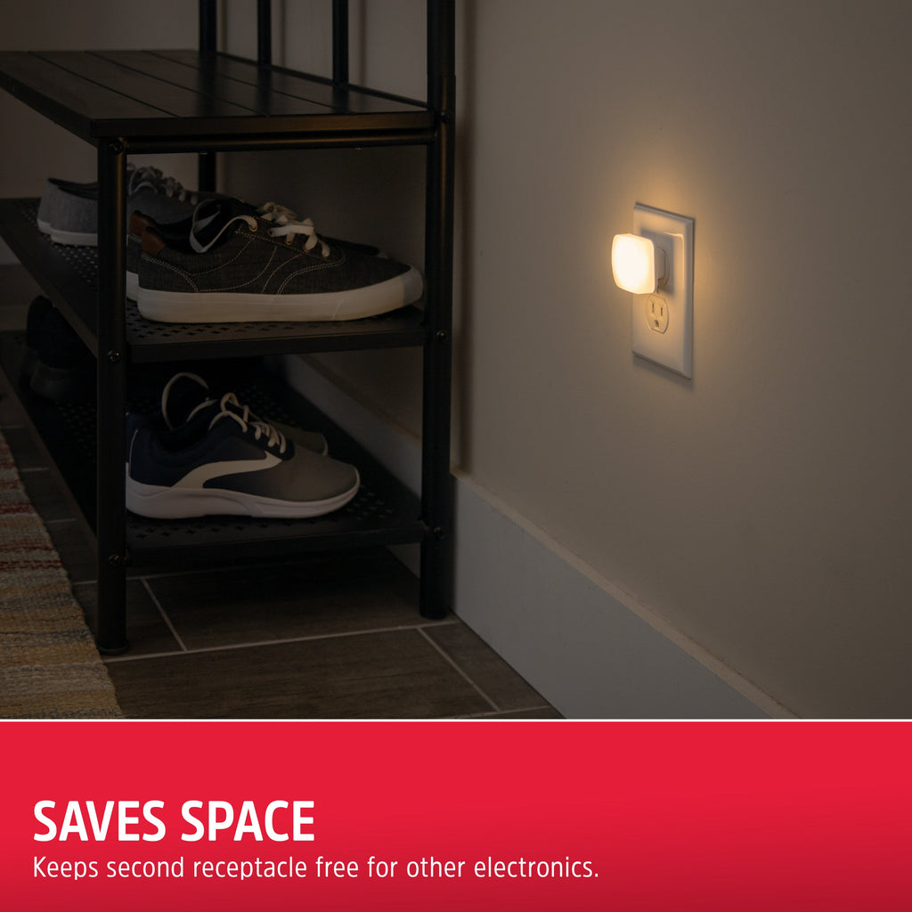Energizer Mini Square LED Night Light, 4 Pack