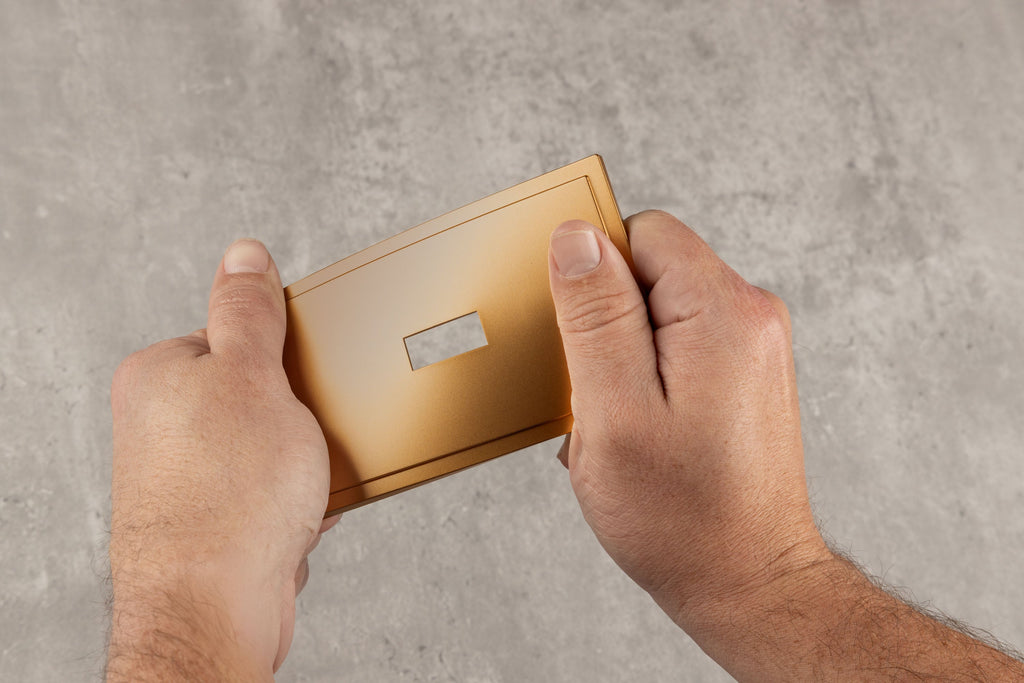UltraPro Screwless Toggle Switch Wallplate, Brushed Bronze