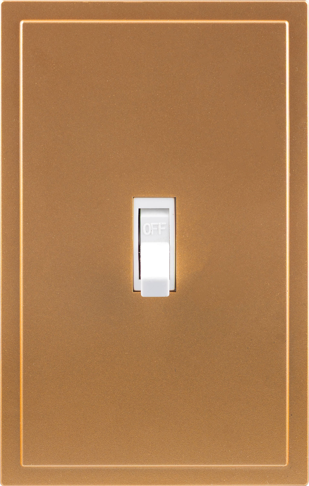 UltraPro Screwless Toggle Switch Wallplate, Brushed Bronze