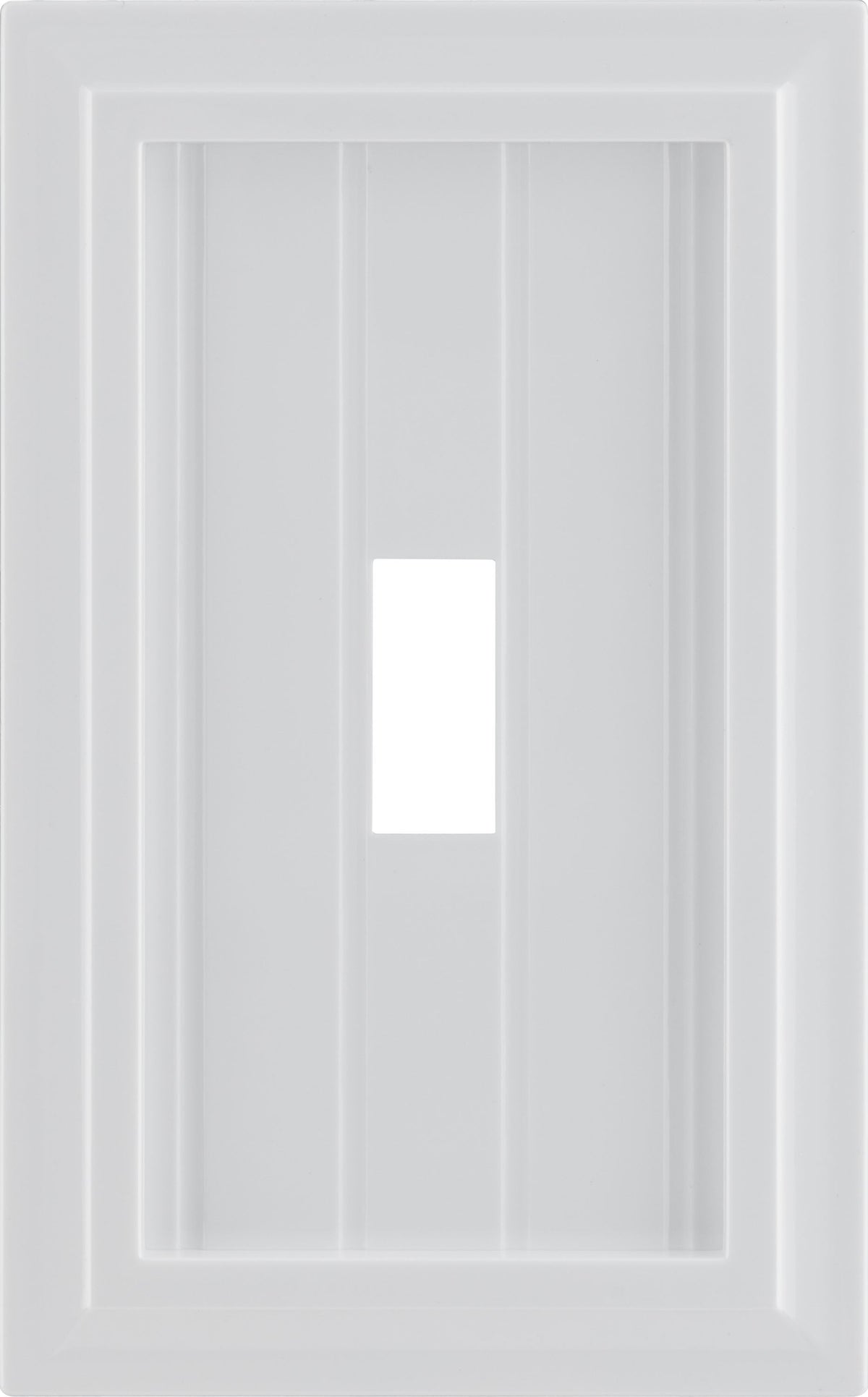 UltraPro Screwless Toggle Switch Wallplate, White Coastal