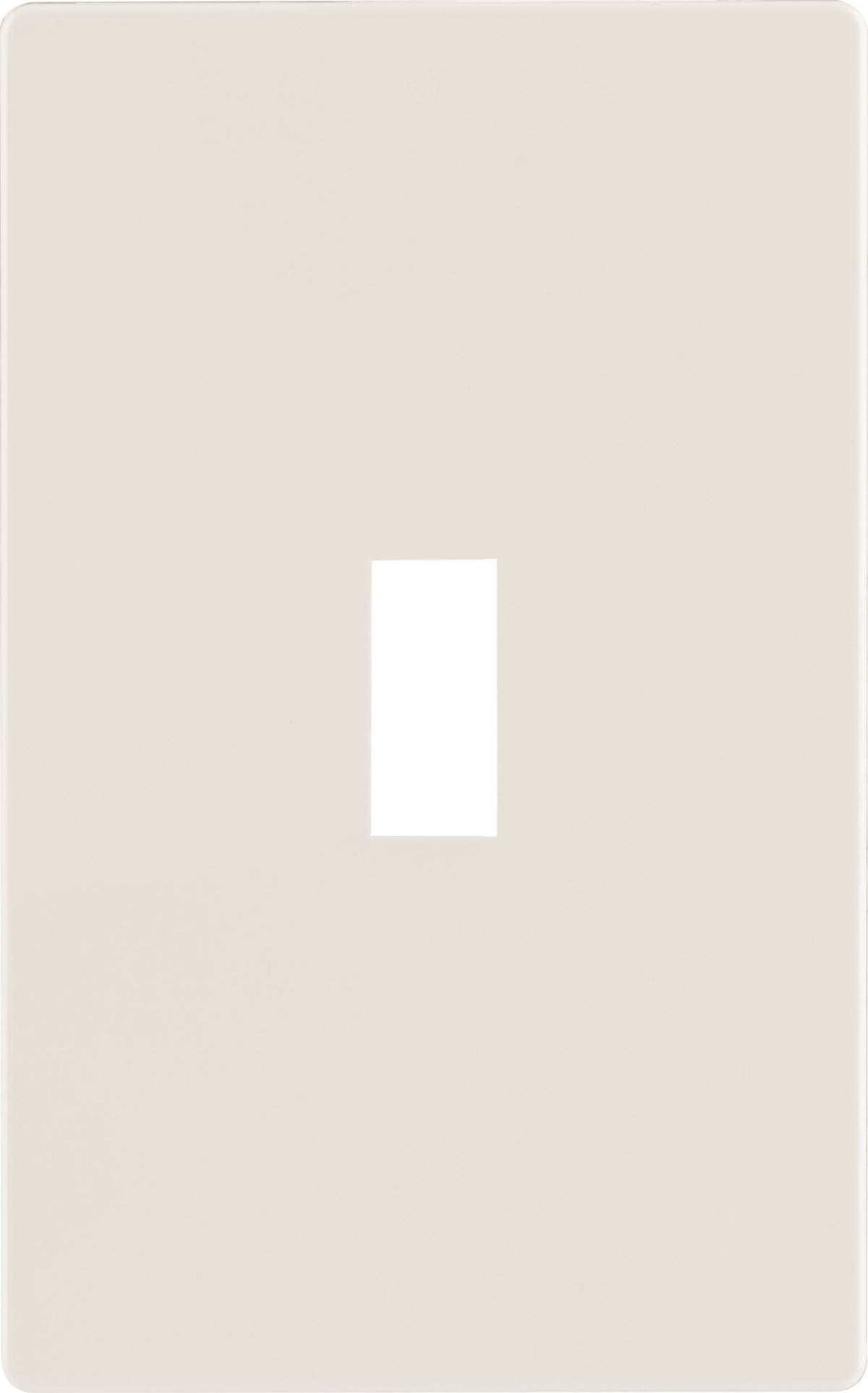 UltraPro Screwless Toggle Switch Wallplate, Light Almond