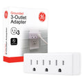 GE 3-Outlet Wall Tap, White