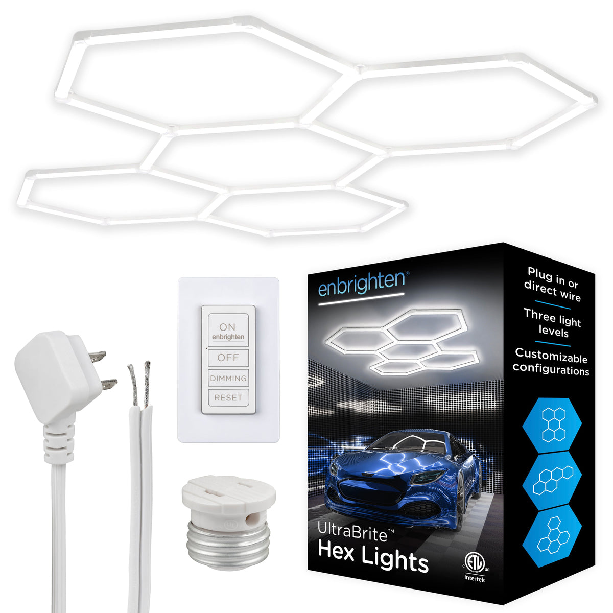 Enbrighten UltraBrite Hex Lights, 24 Light Bars