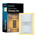 Enbrighten SleepLite Night Light, Motion Select, Motion-Boost, Amber LED, Coverlite, Backlit, White