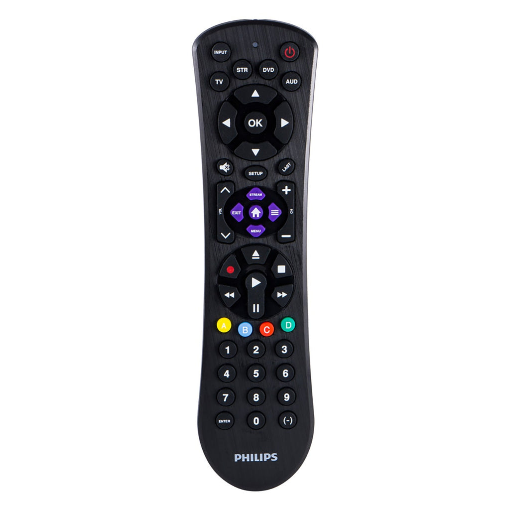 Philips 4-Device Universal Remote, Black