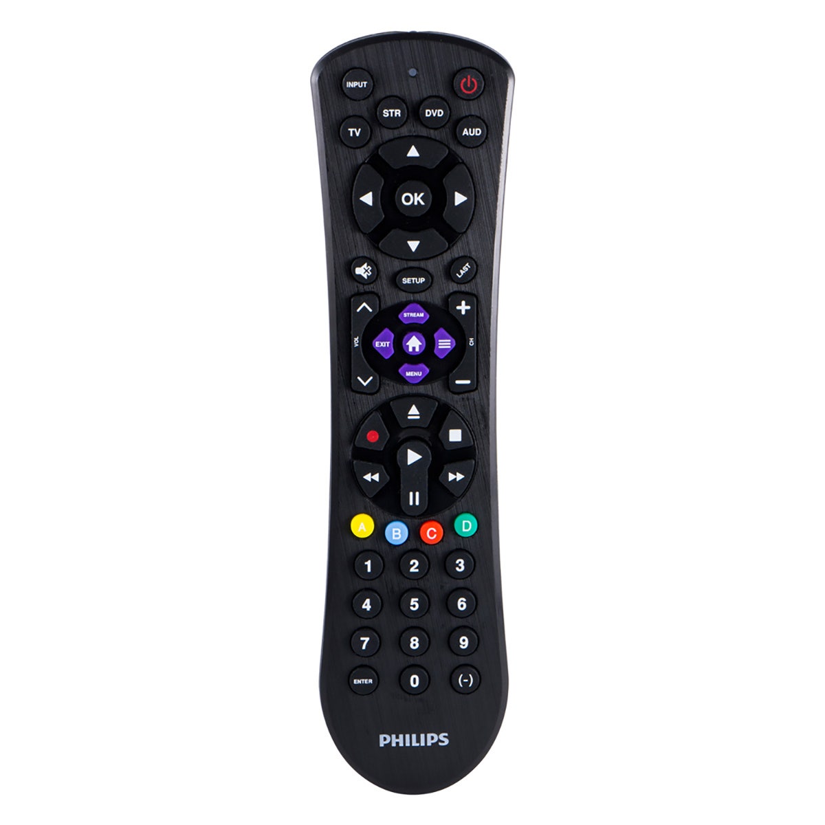 Philips 4-Device Universal Remote, Black