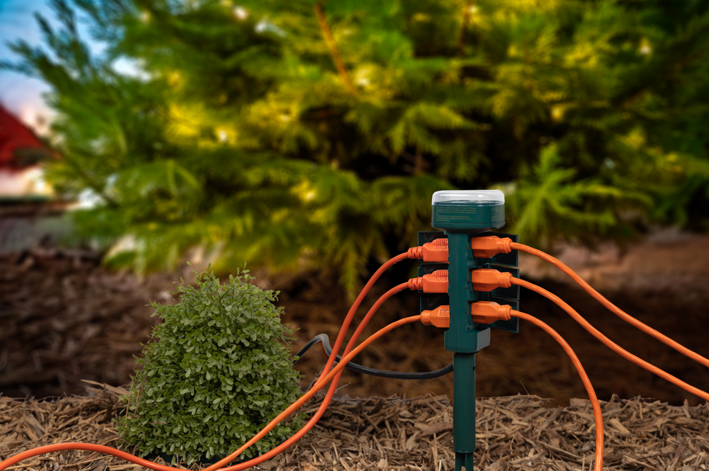 UltraPro 6-Outlet Outdoor Yard Stake Timer