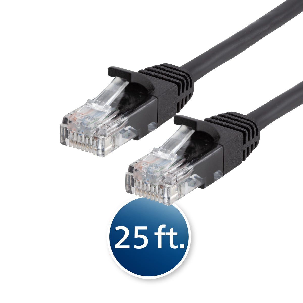 Philips 25ft Cat6 Ethernet Cable, Black