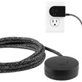 Cordinate Tabletop Switch with 6ft. Braided Cord, Black