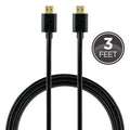 GE 3ft. HDMI Cable with Ethernet, Black