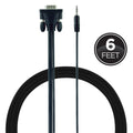 GE 6ft. VGA/SVGA Cable, Black