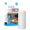 GE 4-in-1 Rechargeable Power Failure LED Night Light, White