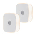 Enbrighten Mini LED Motion-Sensing Night Light, 2 Pack, White