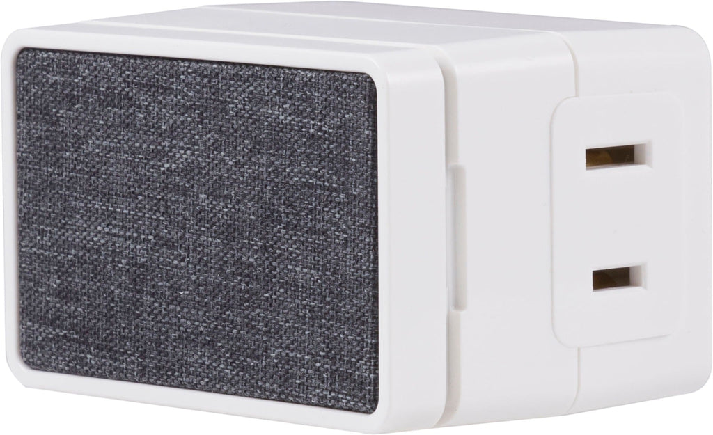 UltraPro Indoor Plug-In 1-Outlet Digital Timer with Cloth Door, White