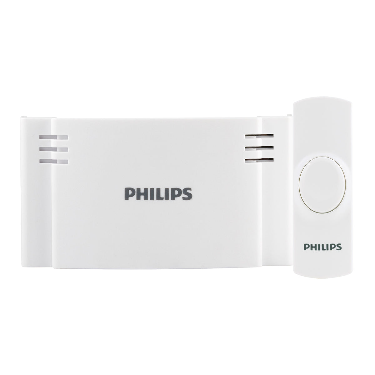 Philips Battery-Operated 2-Melody Doorbell Kit, White