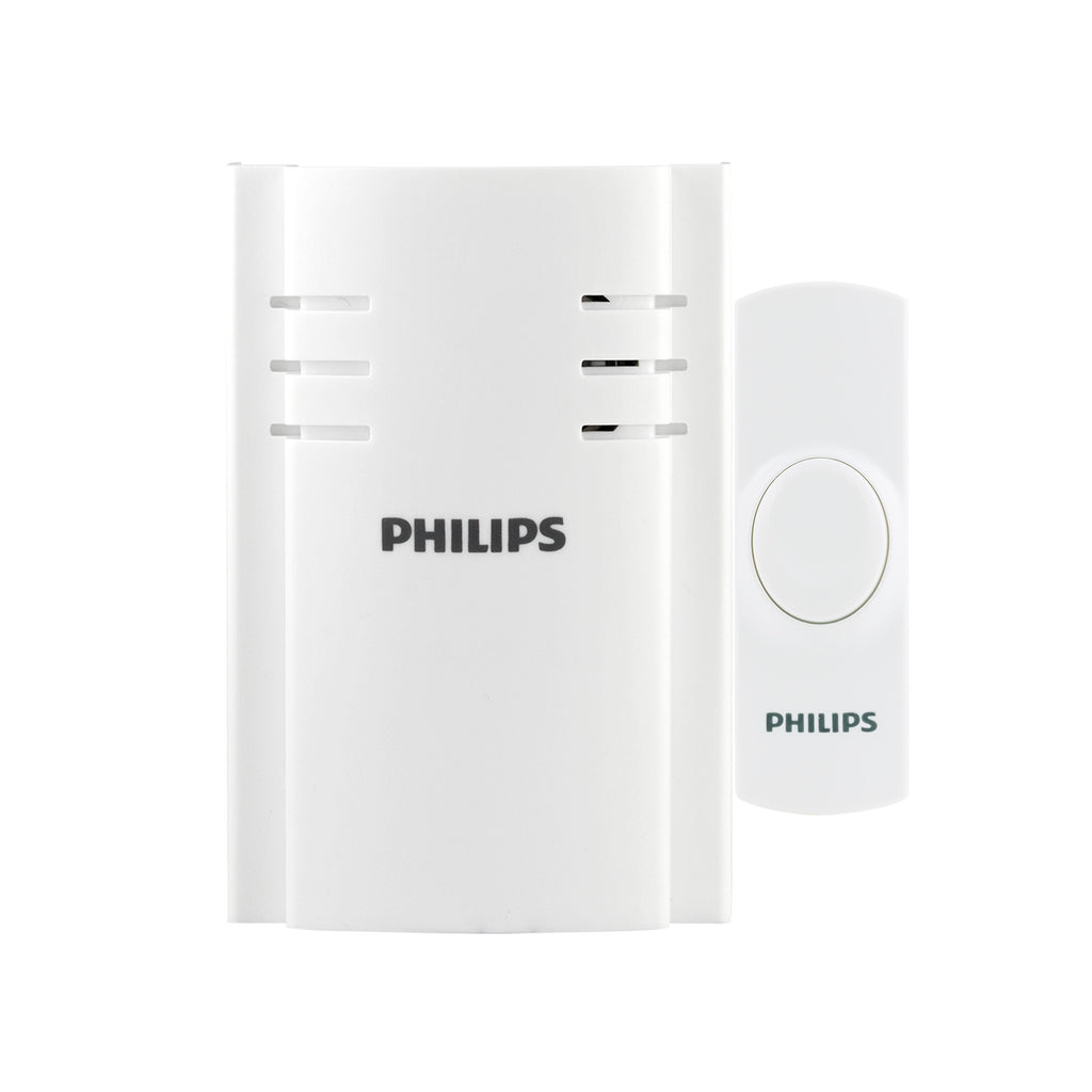 Philips Plug-in 2-Melody Doorbell Kit, White