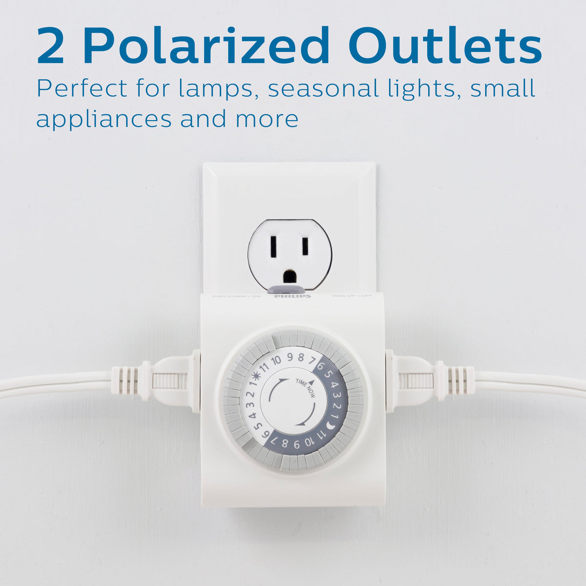 Philips 24-Hour Plug-in Mechanical Timer