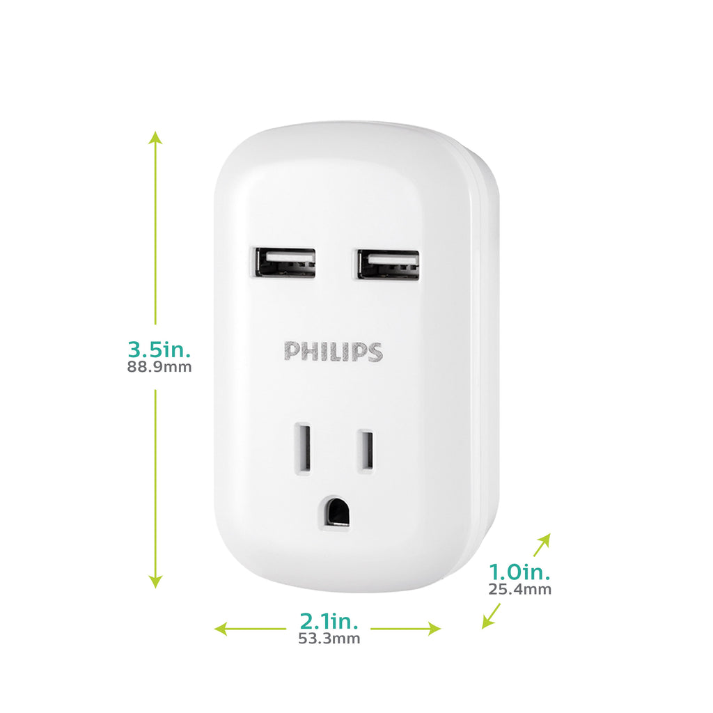 Philips Wall Tap with USB Charging