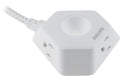 Philips EZGrip Indoor Extension Cord with Multiple 3 Prong Outlets, 4 Ft, White