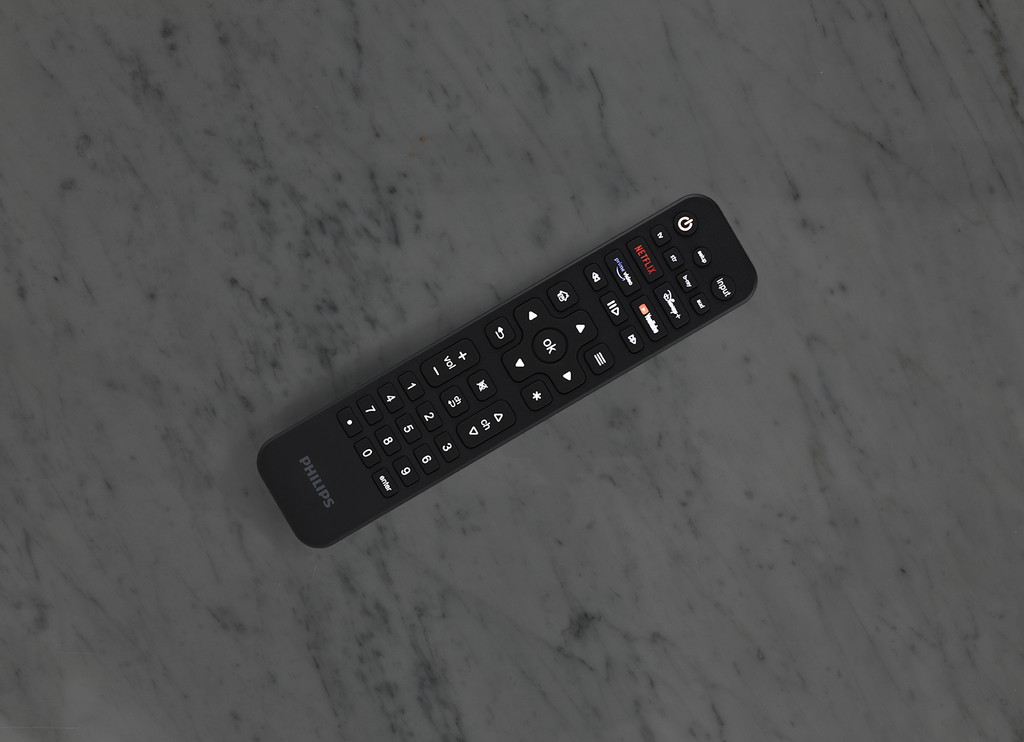 Philips Elite 4-Device Rechargeable Universal Remote, Backlit, Black