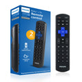 Philips Roku Replacement 2-Device Universal Remote, Black