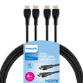 Philips 4 ft. HDMI Cable with Ethernet, 2pk