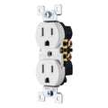 GE Grounding Duplex Receptacle, White