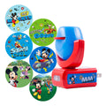 Projectables Disney Mickey Mouse & The Roadster Racers Light Sensing 6-Image LED Night Light, Red