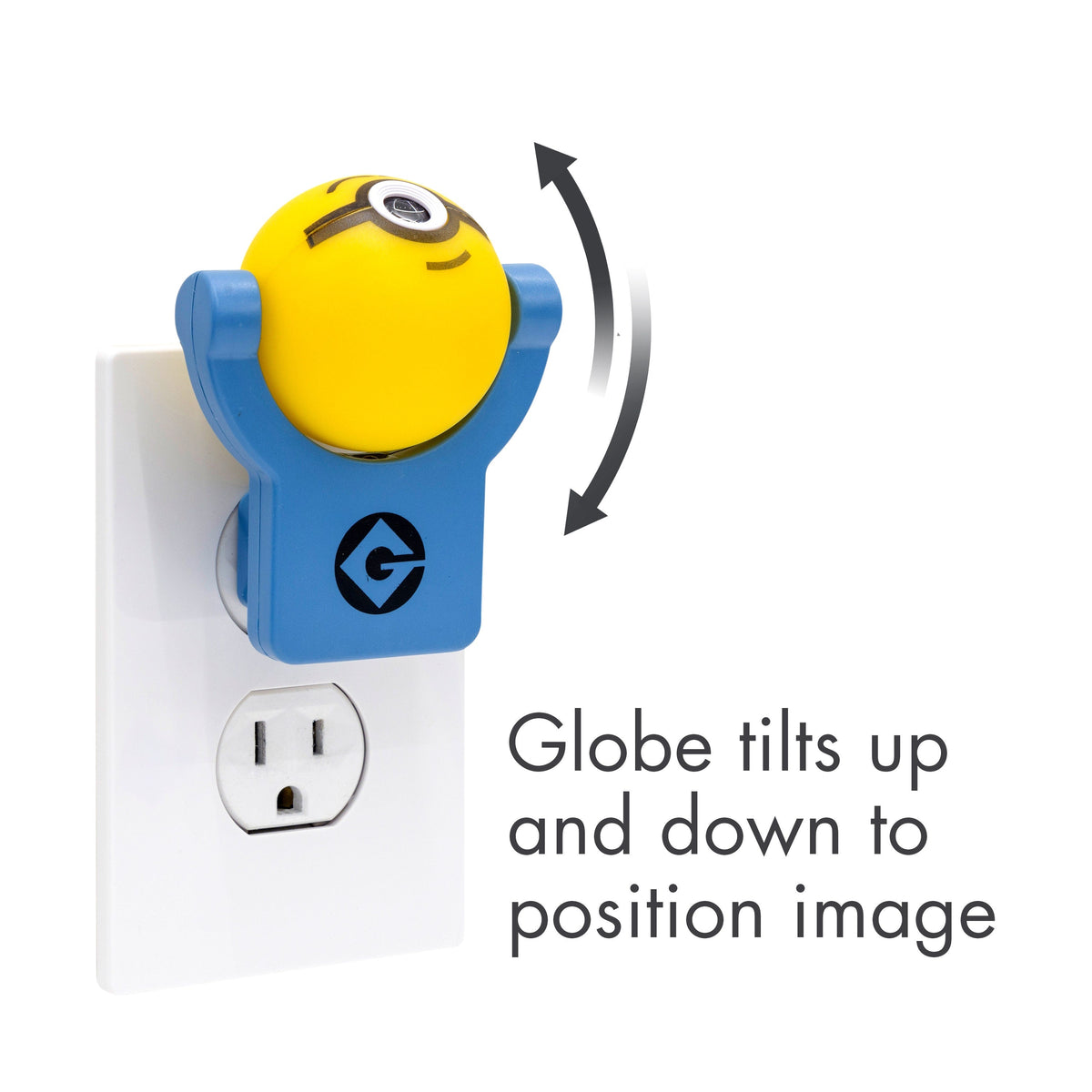 Universal Minions Projectables Light Sensing LED Night Light, Blue