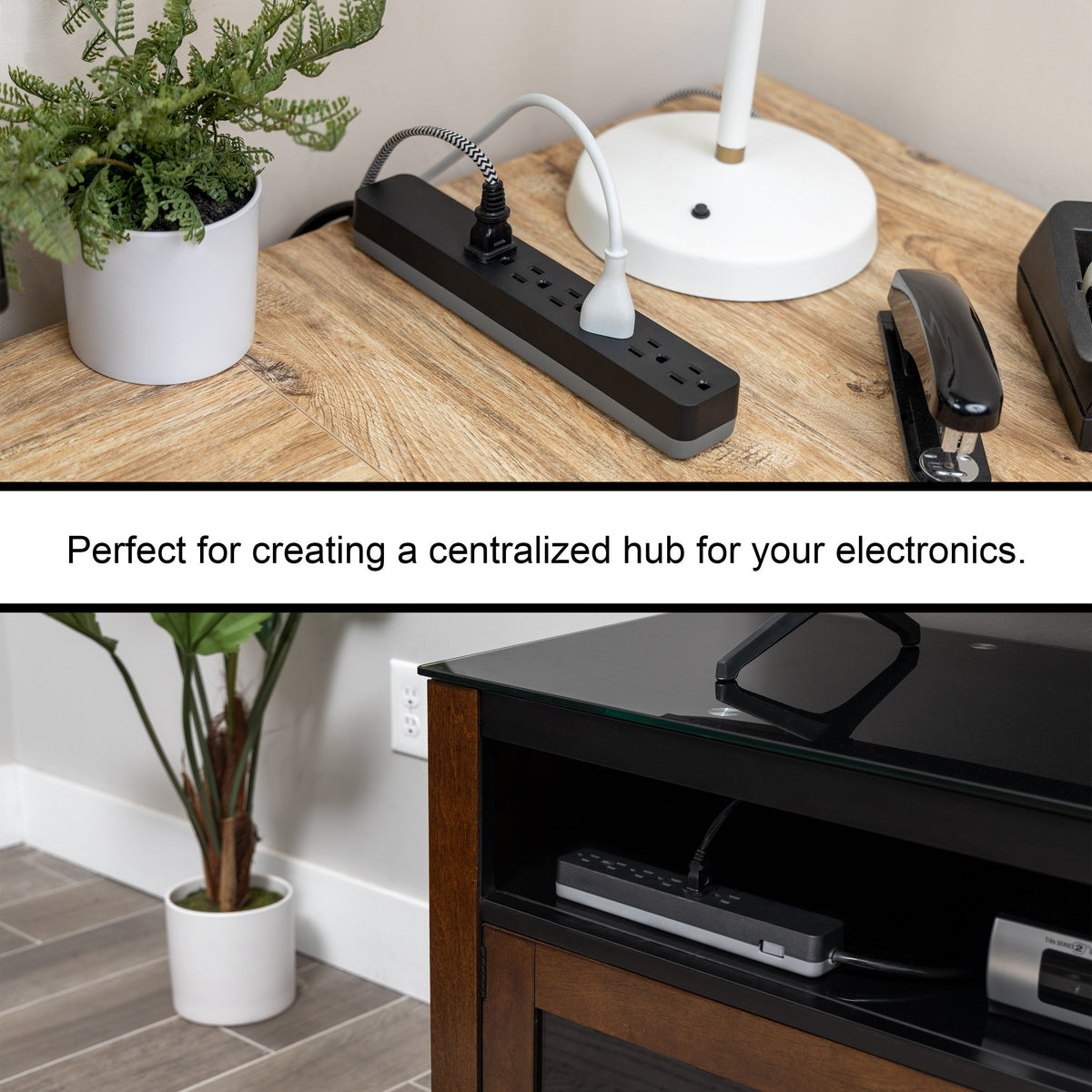 GE 6-Outlet 6ft. Surge Protector, Black