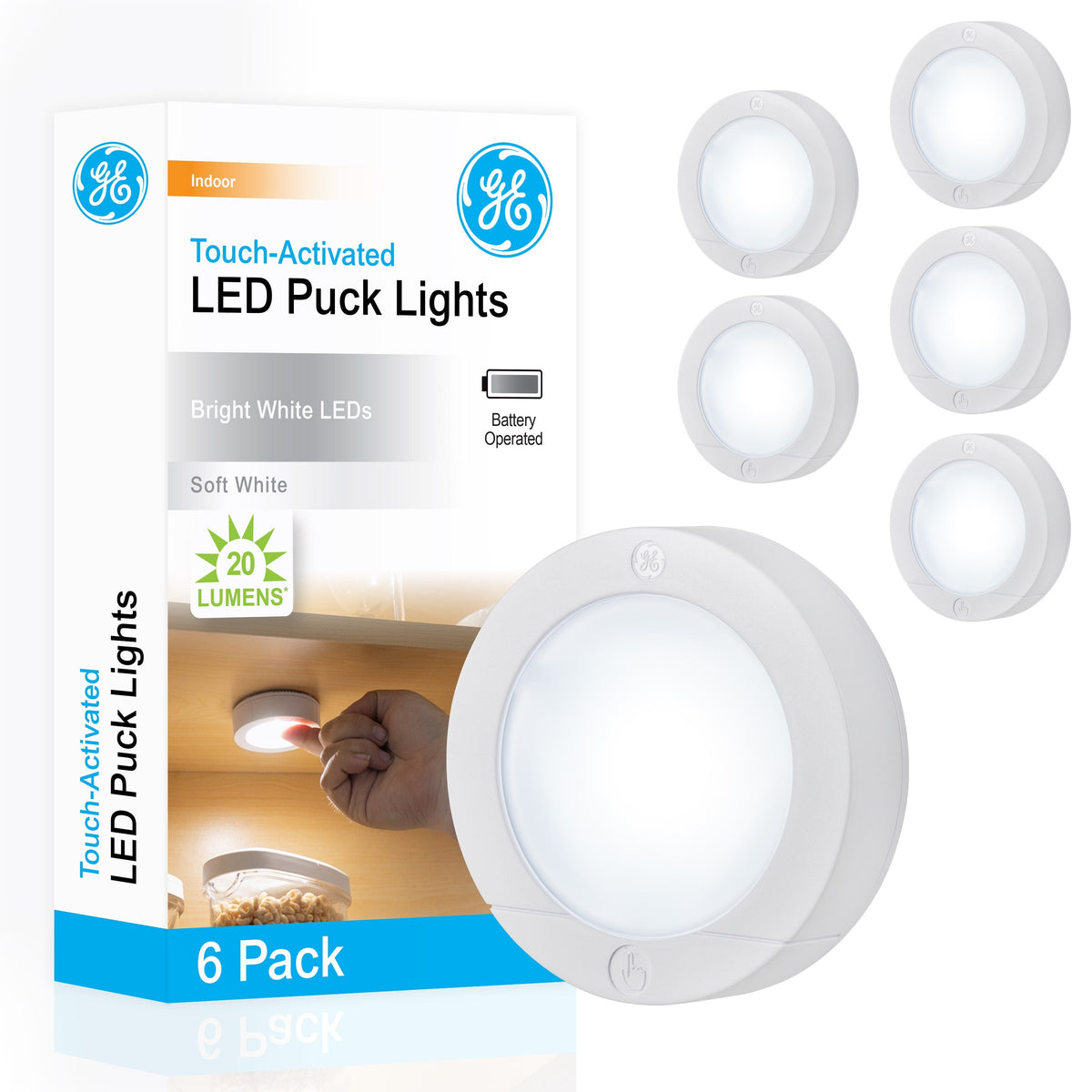 Battery Operated LED Puck Light
