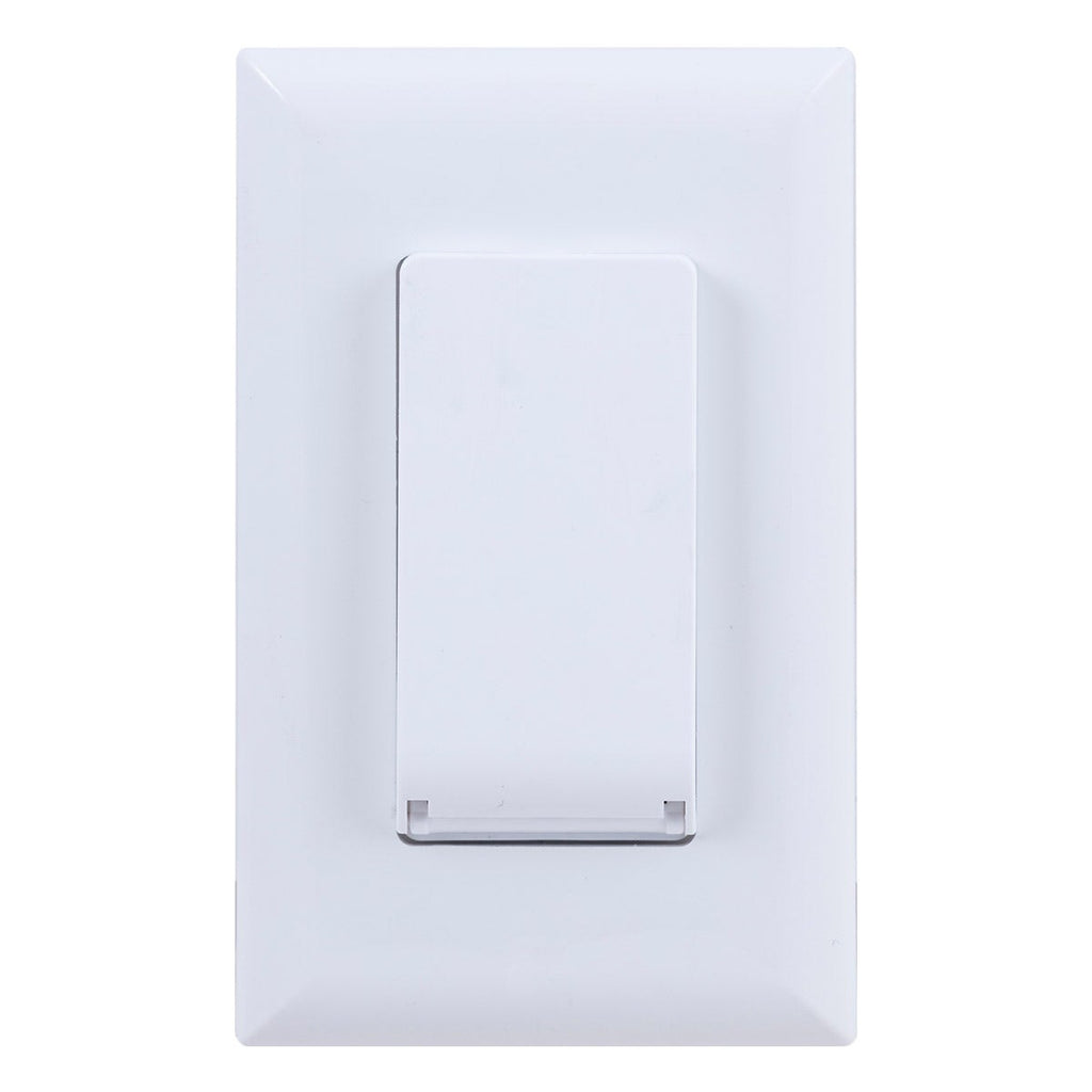 myTouchSmart Indoor In-Wall Push Button Countdown Digital Timer, White/Almond