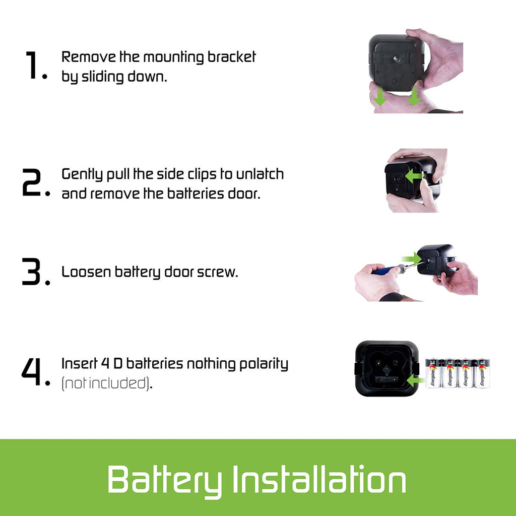 Energizer Outdoor Motion-Sensing LED Dual-Head Security Light, Black