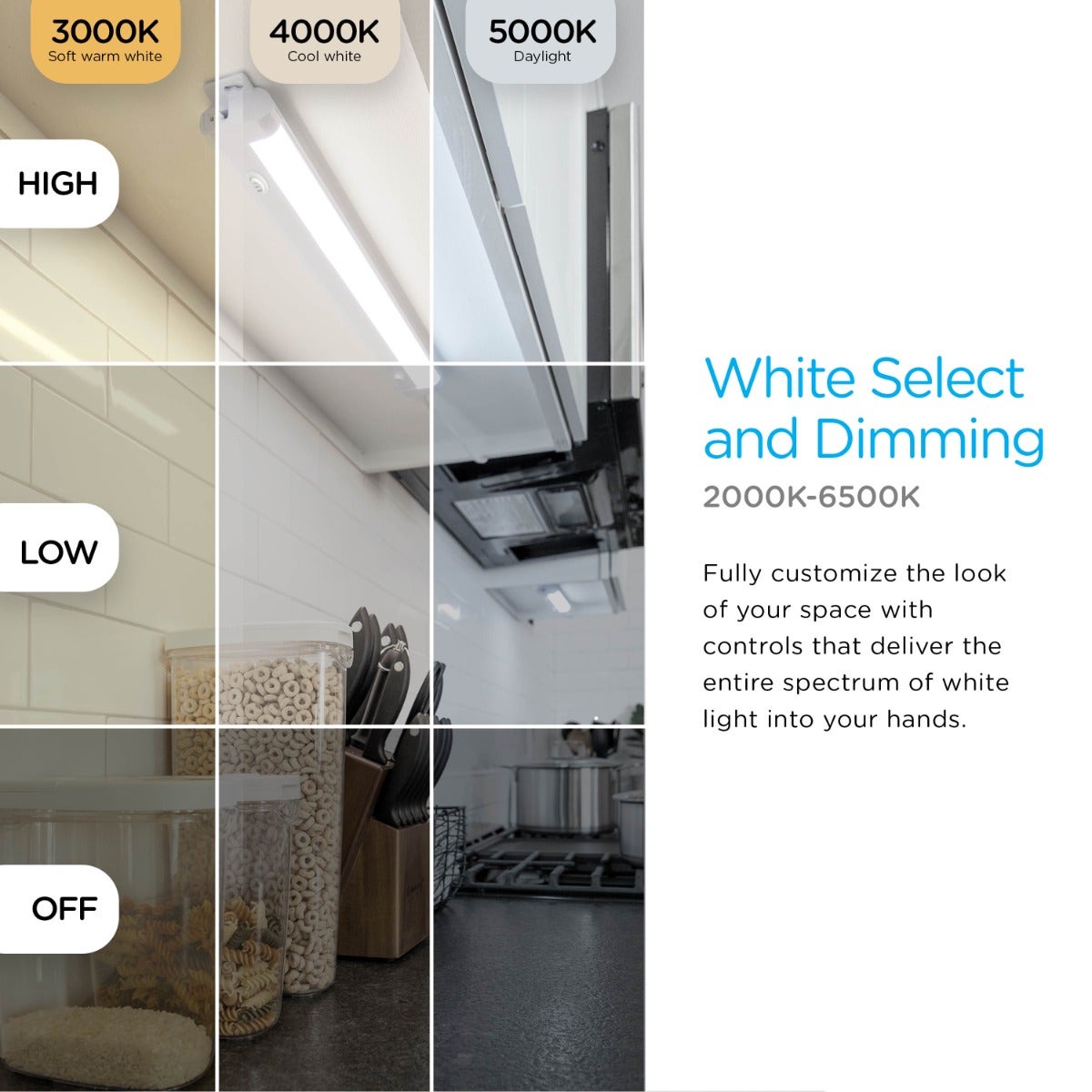Enbrighten 10in. LED Light Fixture with White Select