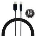 GE 10 ft. USB 2.0 Printer Cable, Black