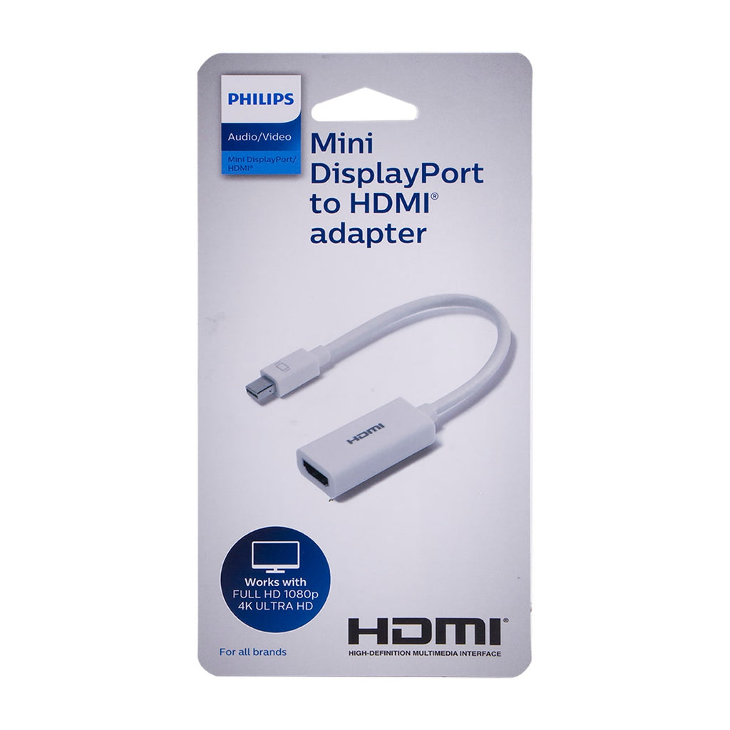 Philips Mini DisplayPort to HDMI Adapter, White