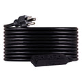 UltraPro 3-Outlet 25ft. Heavy Duty Outdoor Extension Cord, Black